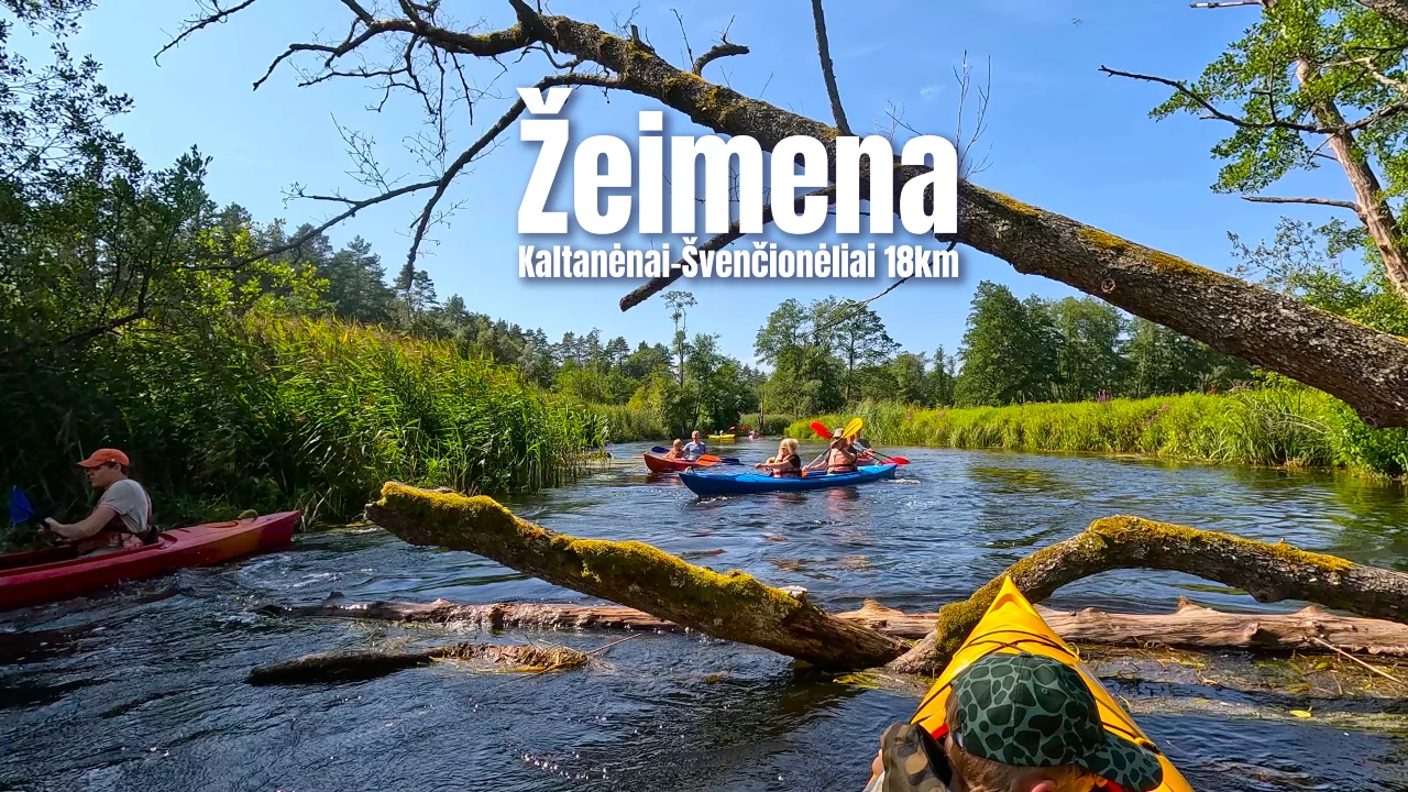 Žeimena River Kayaking Trip Video